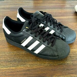 Adidas Superstar Core Black/Footwear White EG4959 Black White Men's Size 11